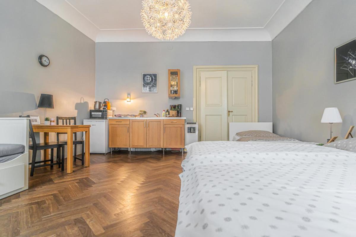 Bright Studio Close To Charles Bridge And Prague Castle Praga Exterior foto