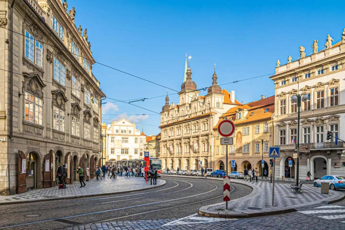 Bright Studio Close To Charles Bridge And Prague Castle Praga Exterior foto